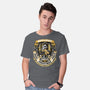 Holidays At The Hufflepuff House-mens basic tee-glitchygorilla
