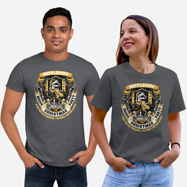 Holidays At The Hufflepuff House-unisex basic tee-glitchygorilla
