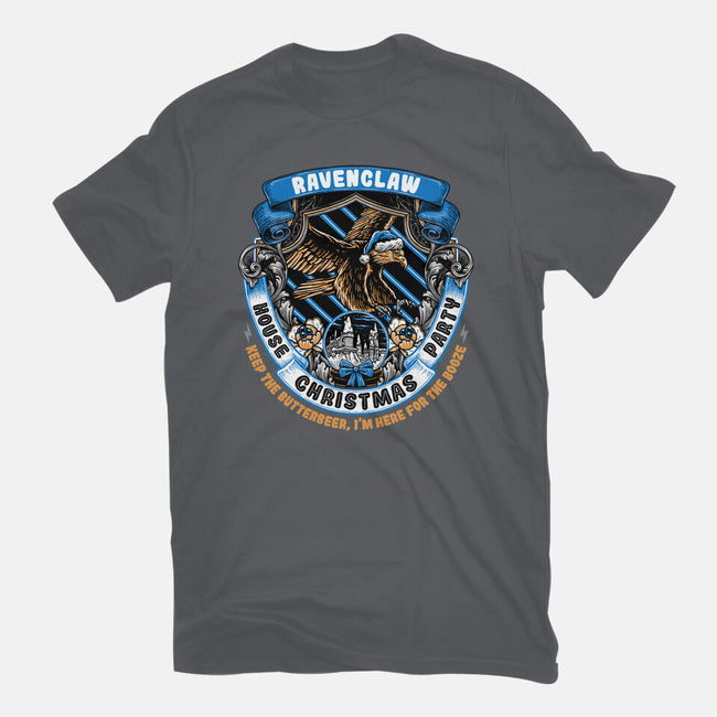 Holidays At The Ravenclaw House-mens heavyweight tee-glitchygorilla