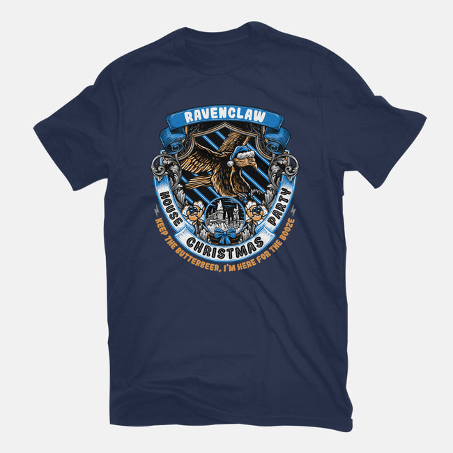 Holidays At The Ravenclaw House-mens heavyweight tee-glitchygorilla