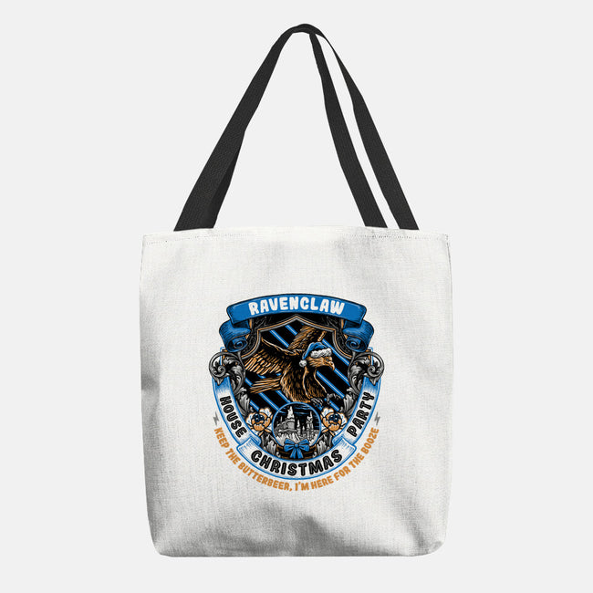 Holidays At The Ravenclaw House-none basic tote bag-glitchygorilla