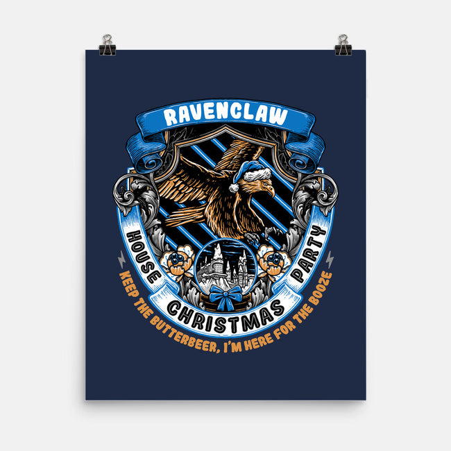 Holidays At The Ravenclaw House-none matte poster-glitchygorilla