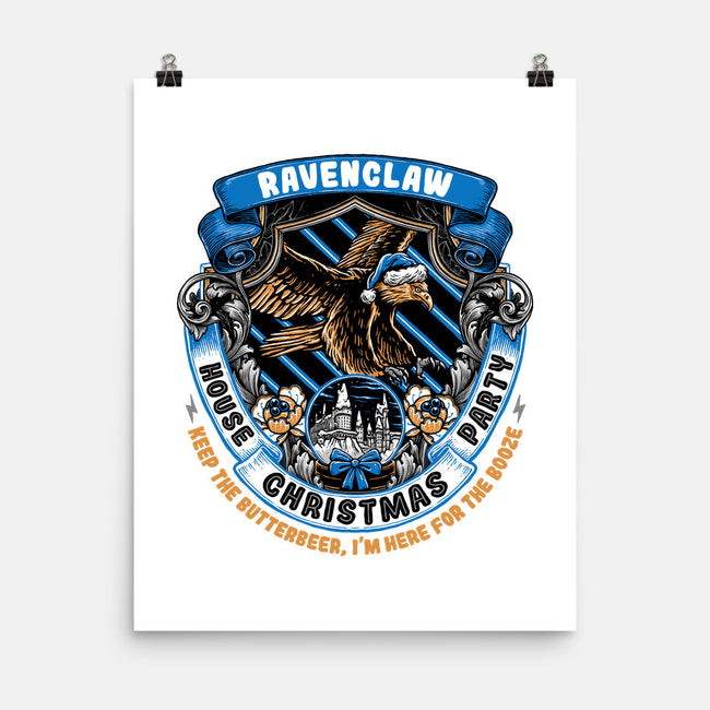 Holidays At The Ravenclaw House-none matte poster-glitchygorilla