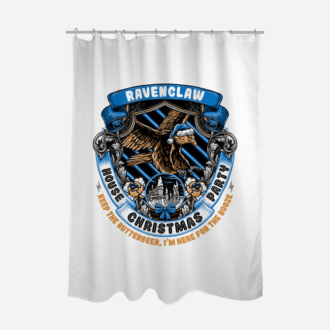 Holidays At The Ravenclaw House-none polyester shower curtain-glitchygorilla