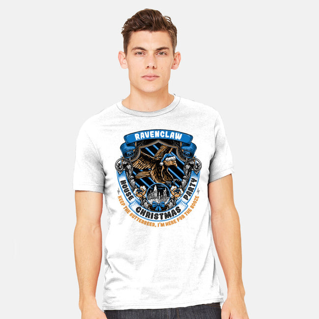 Holidays At The Ravenclaw House-mens heavyweight tee-glitchygorilla