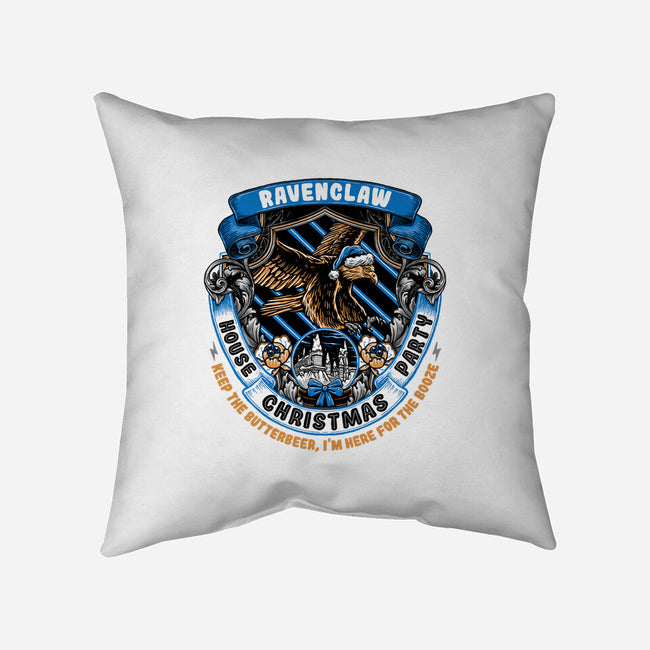 Holidays At The Ravenclaw House-none removable cover w insert throw pillow-glitchygorilla