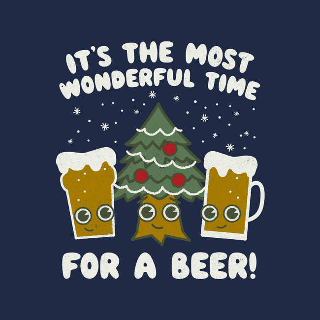 Most Wonderful Time-womens fitted tee-Weird & Punderful