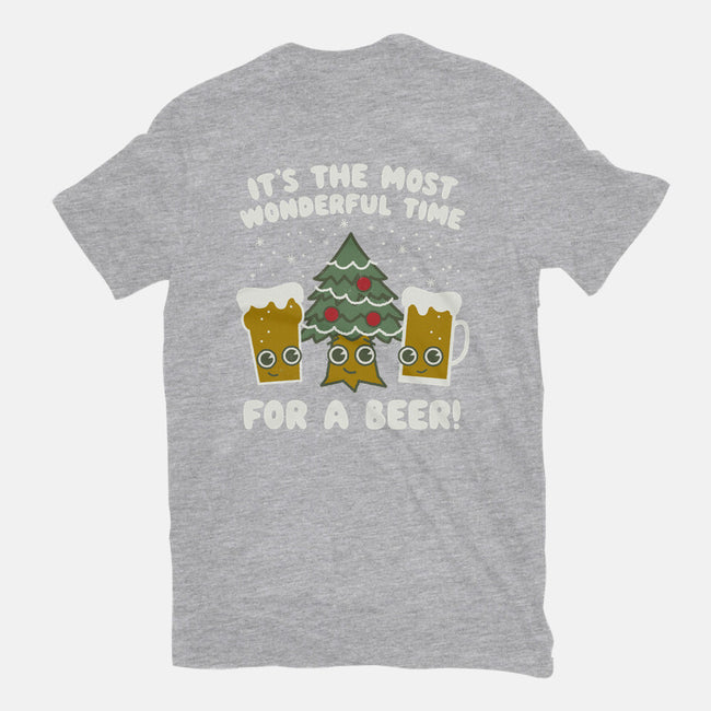 Most Wonderful Time-mens heavyweight tee-Weird & Punderful