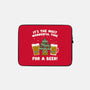 Most Wonderful Time-none zippered laptop sleeve-Weird & Punderful