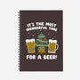 Most Wonderful Time-none dot grid notebook-Weird & Punderful