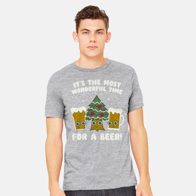 Most Wonderful Time-mens heavyweight tee-Weird & Punderful