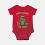 Don't Worry I'm Pine-baby basic onesie-Weird & Punderful