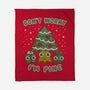 Don't Worry I'm Pine-none fleece blanket-Weird & Punderful