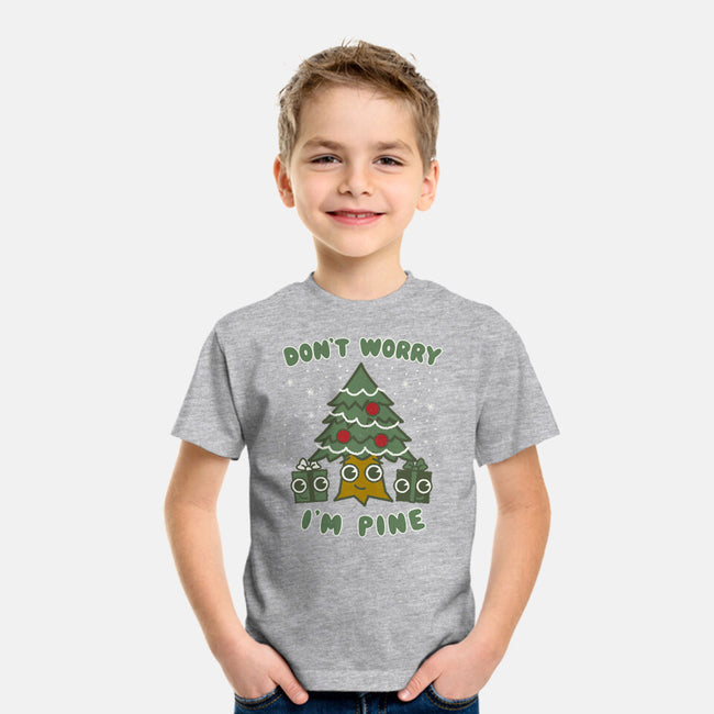 Don't Worry I'm Pine-youth basic tee-Weird & Punderful