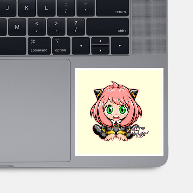 Test Subject 007-none glossy sticker-mystic_potlot