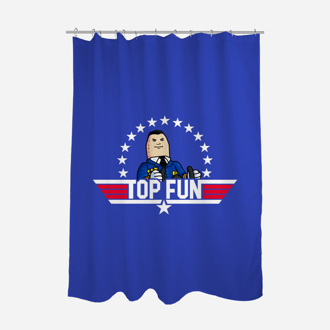 Top Fun-none polyester shower curtain-Raffiti