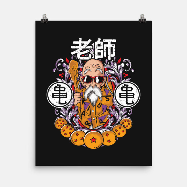 Master Roshi-none matte poster-turborat14