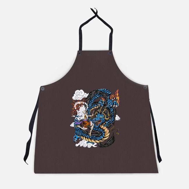 The Epic Battle-unisex kitchen apron-daizzystudio