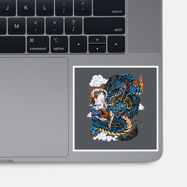 The Epic Battle-none glossy sticker-daizzystudio