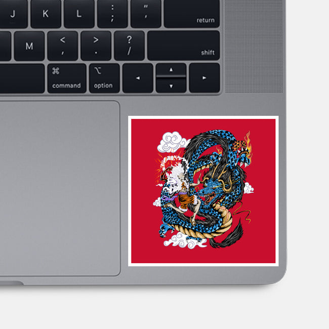 The Epic Battle-none glossy sticker-daizzystudio