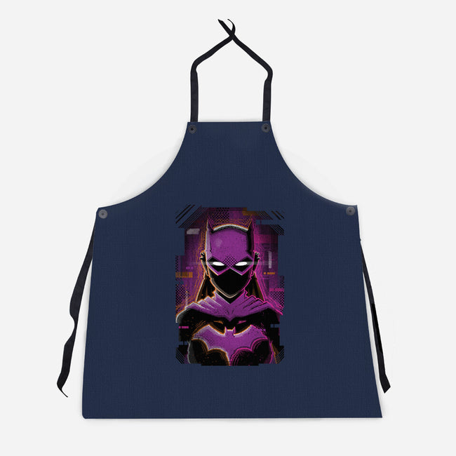 Batgirl Glitch-unisex kitchen apron-danielmorris1993