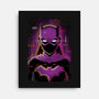 Batgirl Glitch-none stretched canvas-danielmorris1993