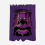 Batgirl Glitch-none polyester shower curtain-danielmorris1993