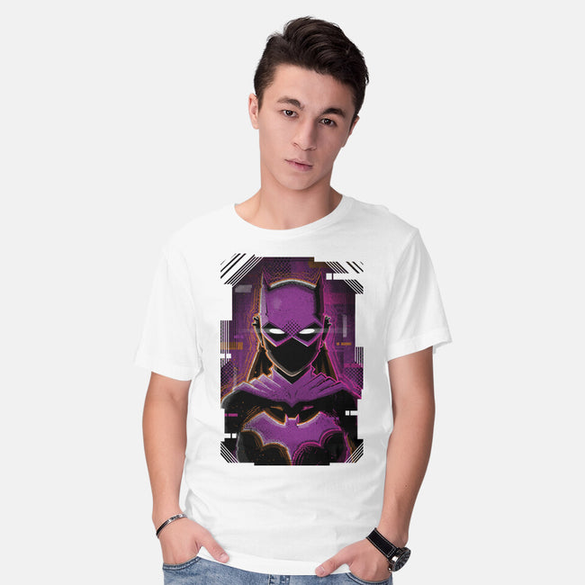 Batgirl Glitch-mens basic tee-danielmorris1993