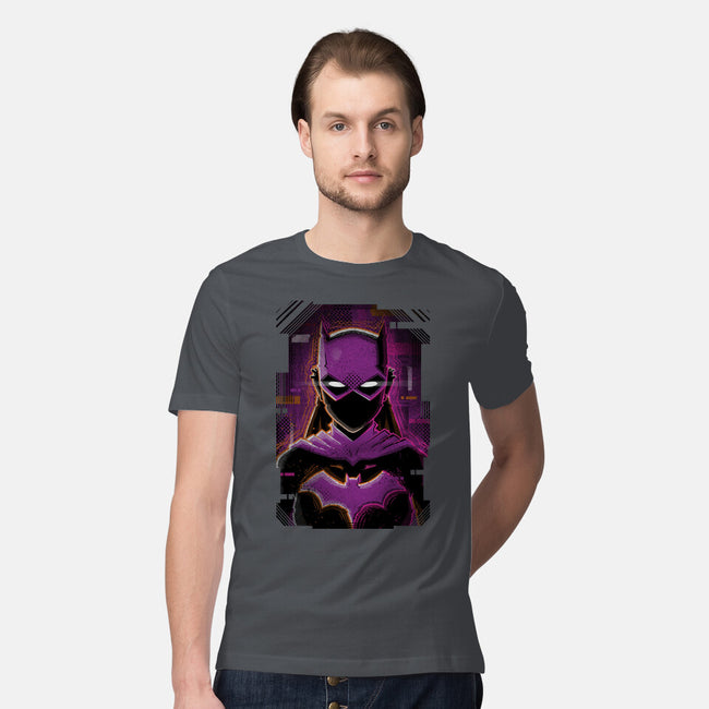 Batgirl Glitch-mens premium tee-danielmorris1993