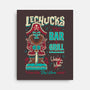 LeChucks Tiki Bar-none stretched canvas-Nemons