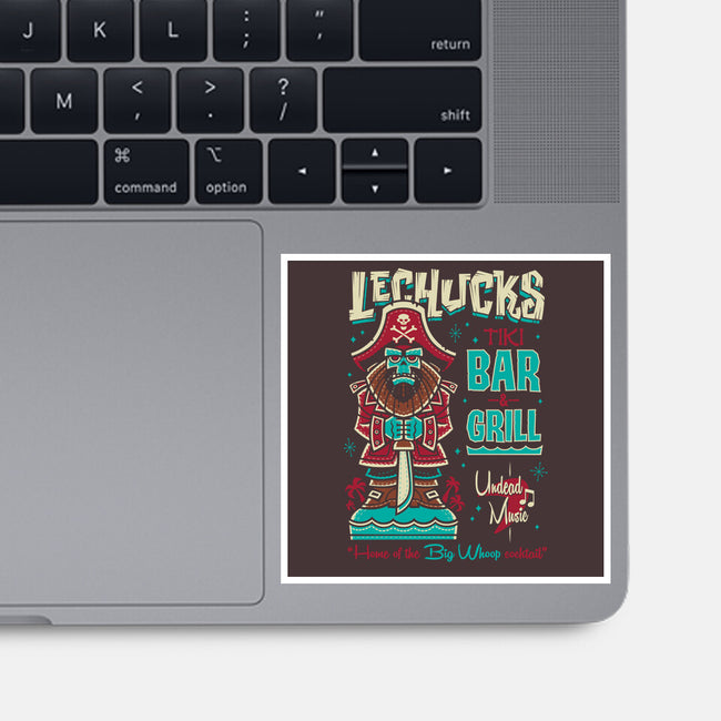 LeChucks Tiki Bar-none glossy sticker-Nemons
