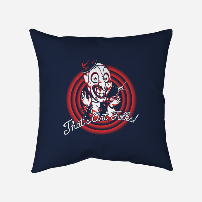 That's Art Folks-none removable cover w insert throw pillow-estudiofitas
