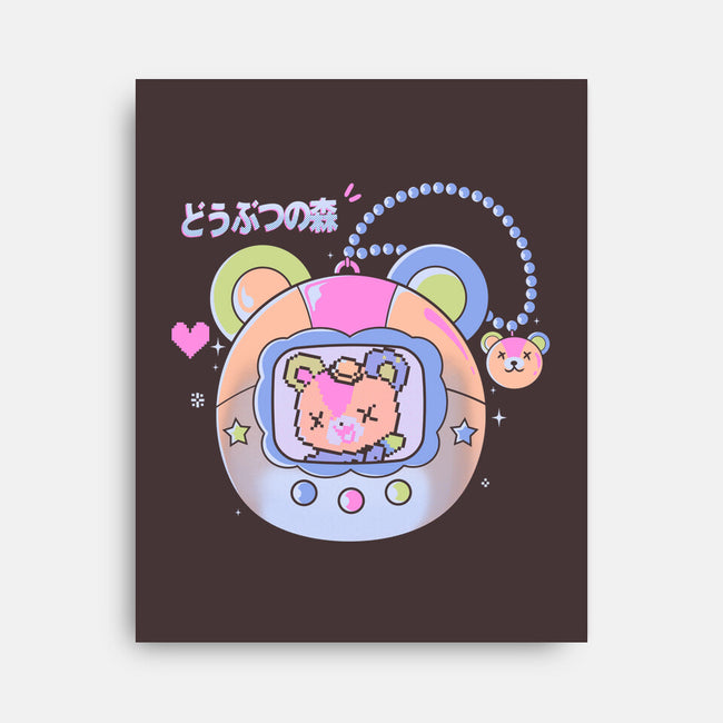 Little Game-none stretched canvas-Douglasstencil