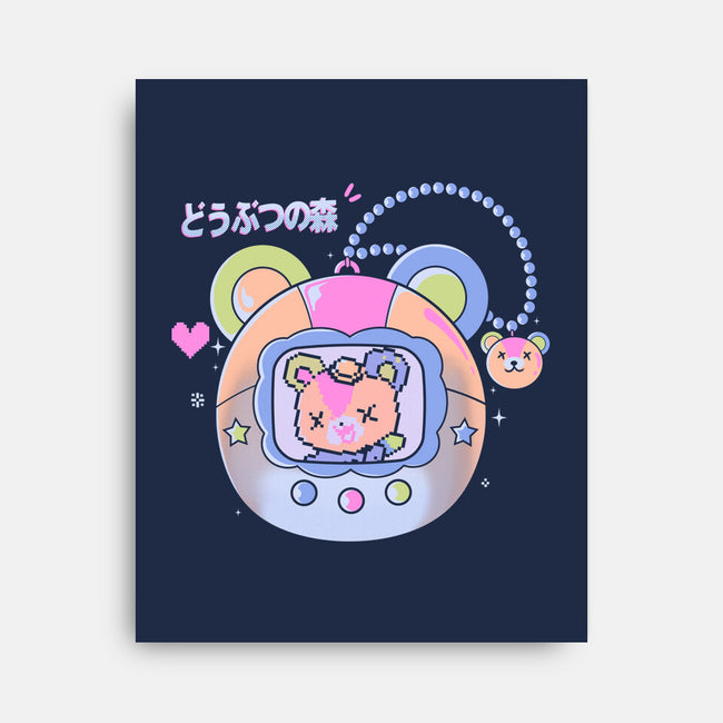 Little Game-none stretched canvas-Douglasstencil