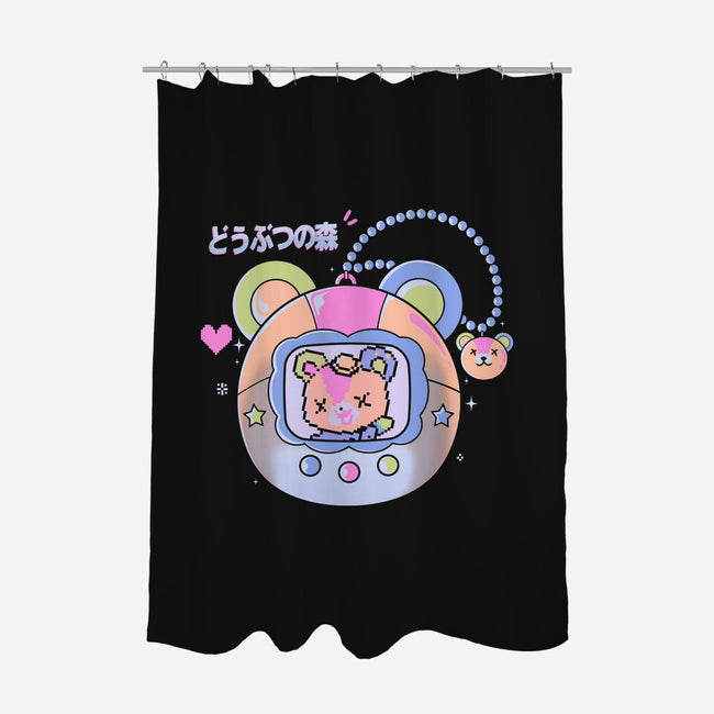 Little Game-none polyester shower curtain-Douglasstencil