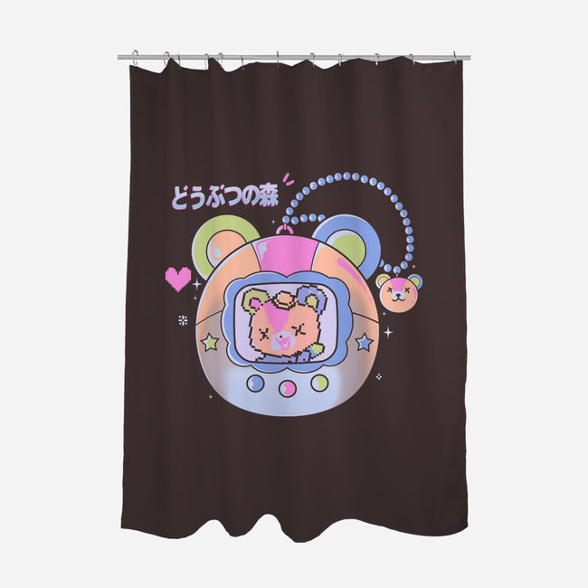 Little Game-none polyester shower curtain-Douglasstencil