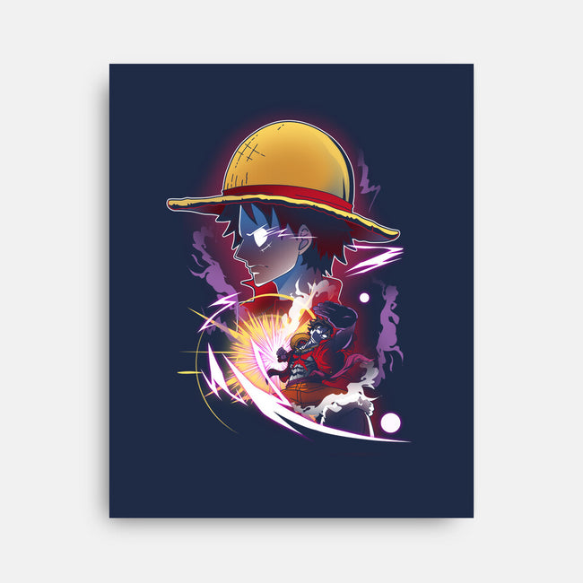 Luffy-none stretched canvas-PanosStamo