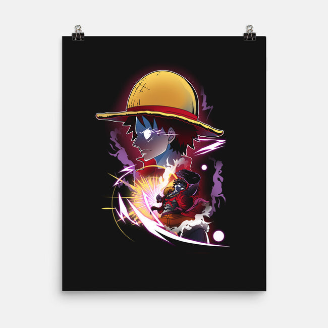Luffy-none matte poster-PanosStamo