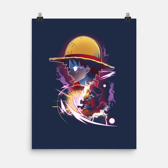 Luffy-none matte poster-PanosStamo