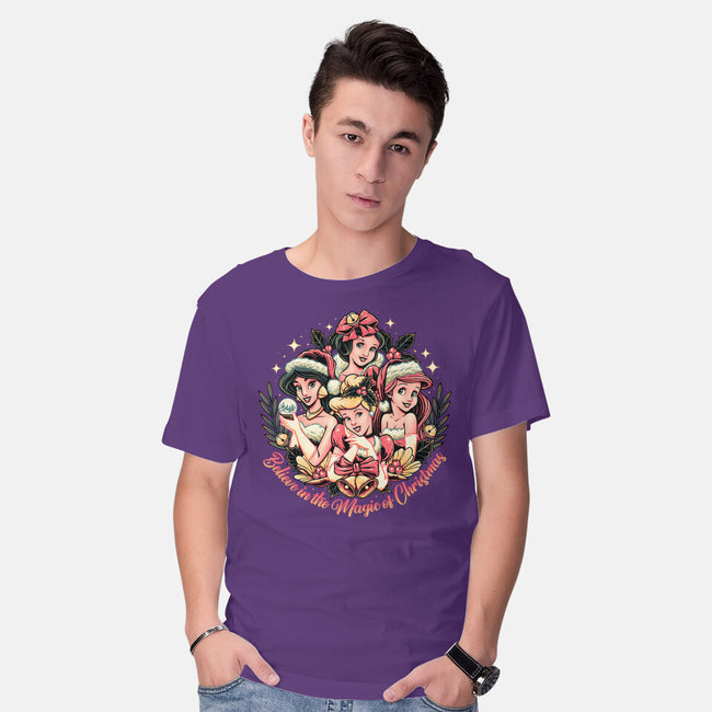 Christmas Princesses-mens basic tee-momma_gorilla