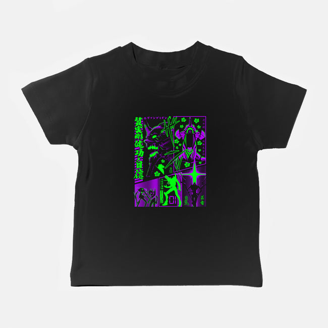 Neon Manga-baby basic tee-albertocubatas