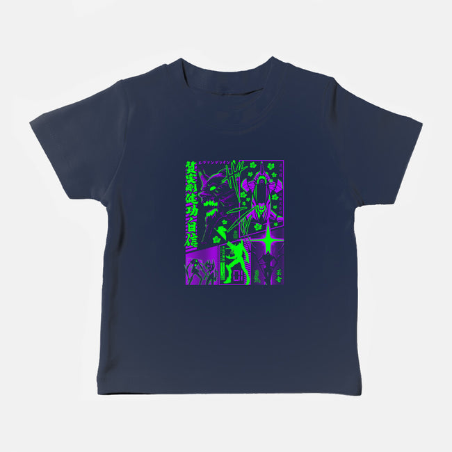 Neon Manga-baby basic tee-albertocubatas