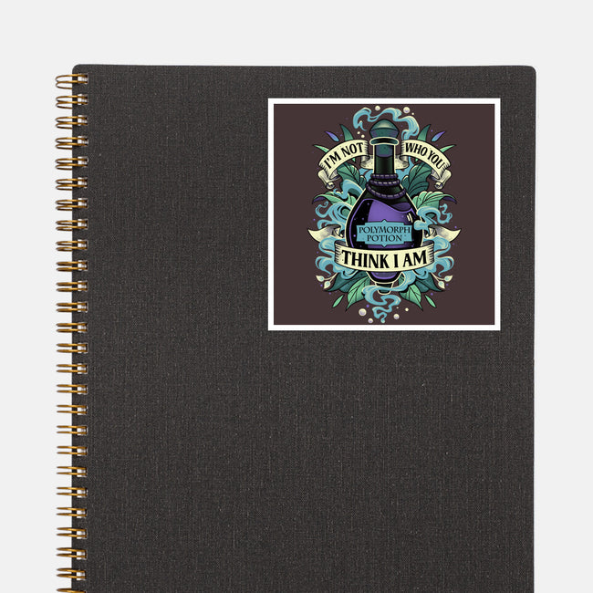 Not Who You Think I Am-none glossy sticker-Snouleaf