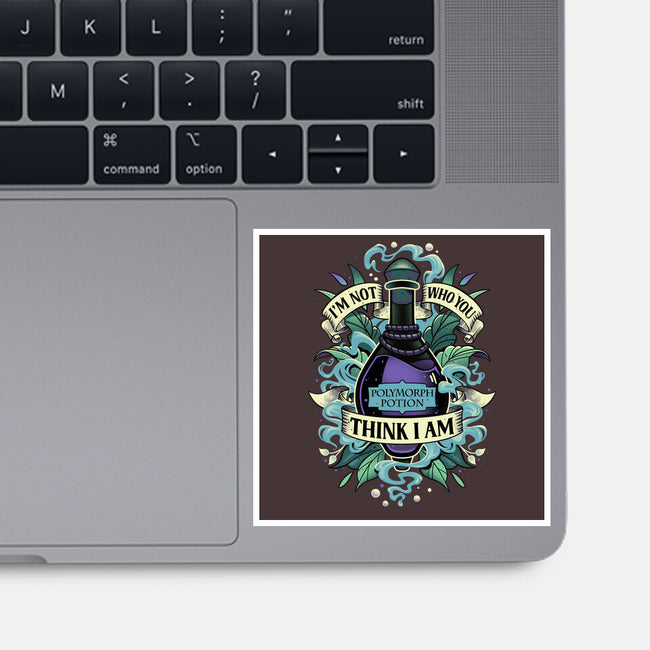 Not Who You Think I Am-none glossy sticker-Snouleaf