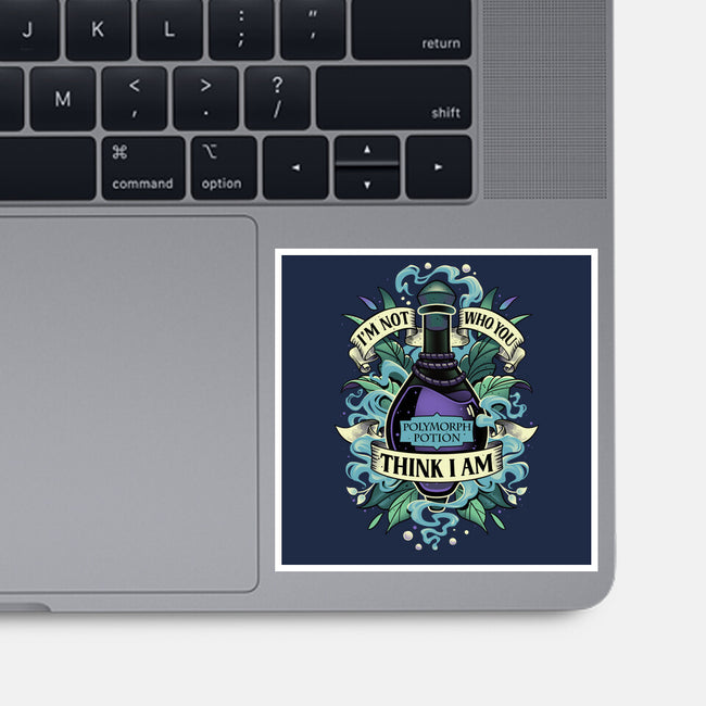 Not Who You Think I Am-none glossy sticker-Snouleaf