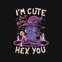 I'm Cute But Also Hex You-none removable cover throw pillow-koalastudio
