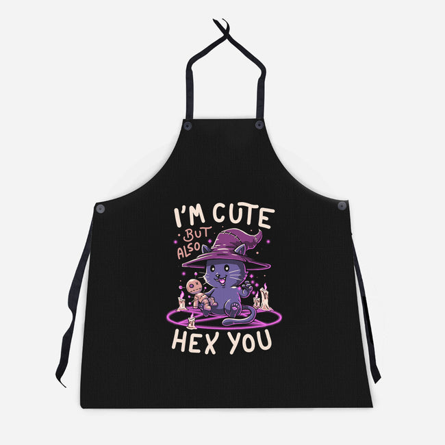 I'm Cute But Also Hex You-unisex kitchen apron-koalastudio