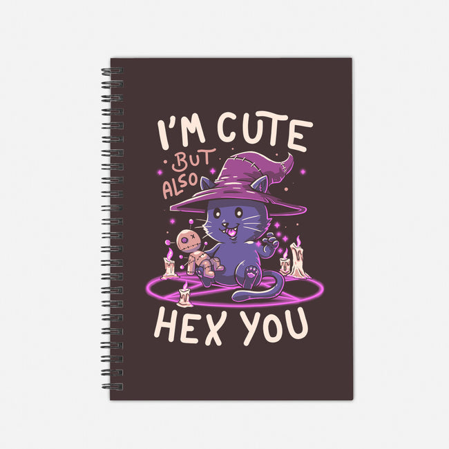 I'm Cute But Also Hex You-none dot grid notebook-koalastudio