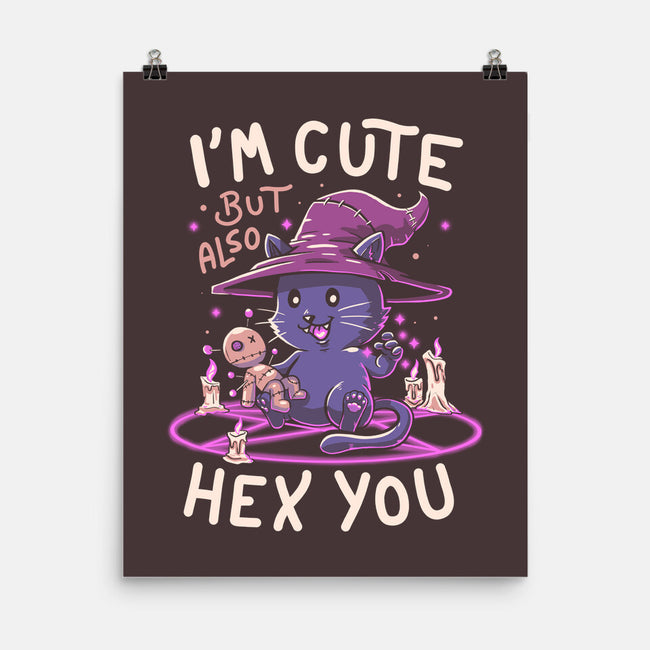 I'm Cute But Also Hex You-none matte poster-koalastudio