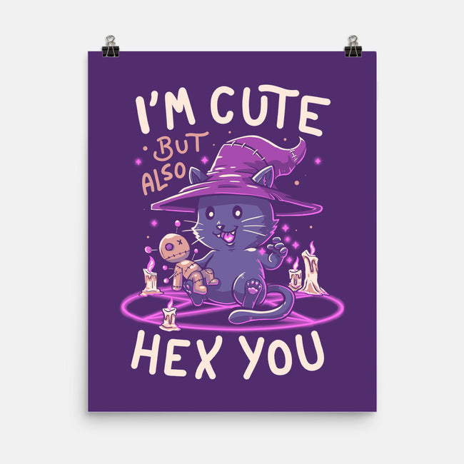 I'm Cute But Also Hex You-none matte poster-koalastudio